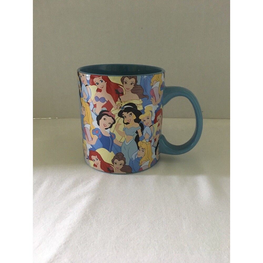 Disney Ceramic Princess Coffee Mug Snow White, Cinderella, Ariel, Belle, & more